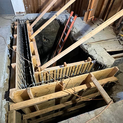 Repair and support — technician performing building maintenance