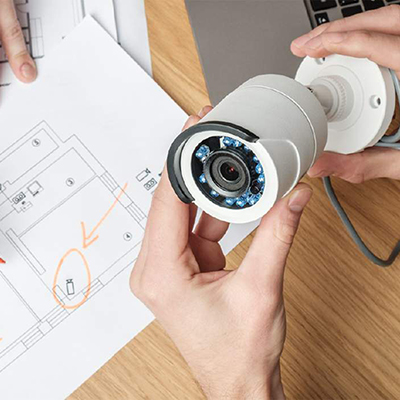 Home automation — smart controls and surveillance installation